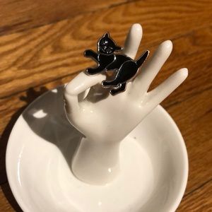 Black Cat Ring-Vintage